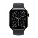 Smartwatch Apple Watch Series 11 GPS + Cellular 46mm Slate Titanium with Black Sport - S/M