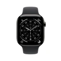 Smartwatch Apple Watch Series 11 GPS + Cellular 46mm Slate Titanium with Black Sport - S/M
