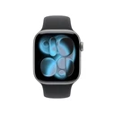 Smartwatch Apple Watch Series 11 GPS 42mm Space Grey Aluminium with Black Sport - M/L