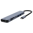 USB Hub Savio AK-82 interface Type-C 5000 Mbit/s Black