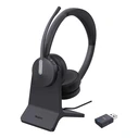 Ακουστικά VOIP Yealink WH64 Hybird Dual with Charging Stand Teams Headset