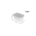 Δοχεία Φαγητού Rotho Freeze - freezer container - 6x250ml