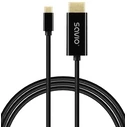 Καλώδιο HDMI Savio CL-190 USB-C to HDMI , 30Hz, 1m, plastic