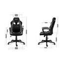 Καρέκλα Gaming Huzaro FORCE 2.5 GREY Mesh Mesh seat Black, Grey