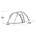 Σκηνή Camping Easy Camp Lomsdal 3 Green Dome/Igloo tent