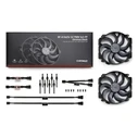 Case Fan Noctua NF-A14x25r G2 PWM Sx2-PP chromax.Black - dual set, Black