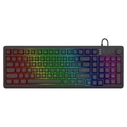 Gaming Πληκτρολόγιο Savio Galaxis USB QWERTY US English Black