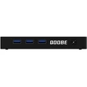 Mini PC Qoobe SUC N150/12GB/SSD 512GB/Win 11 Pro Black