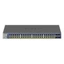 Network Switch Netgear 52-Port PoE Gigabit/10G Stackable Smart Switch (GS752TXP)