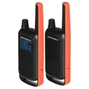 Walkie-Talkie Motorola T82 Twin Pack two-way radio 16 channels Black,Orange