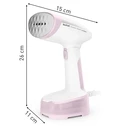 Ατμοκαθαριστής Ρούχων Tefal DT3050 Manual Clothes Steamer 0.12 l 1300 W Pink, White