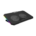 Βάση Laptop Fury GUNBAI G3 Cooling Pad 14.1–17.3" with 2 Fans, RGB Lighting, 2× USB