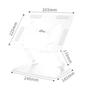 Βάση Laptop MEDIA-TECH – Stand MT2661W (White)