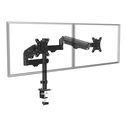 Βάση Monitor Maclean 2 x mount, gas spring, 17"-32", 2-10kg, Black, MC-136