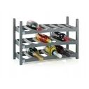 Βάση για Μπουκάλια Rotho Vario Wine Rack Anthracite - Stand for 6 Bottles