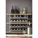 Βάση για Μπουκάλια Rotho Vario Wine Rack Anthracite - Stand for 6 Bottles