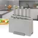 Επιφάνεια Κοπής Maestro MR-1412-GREY Knife set with block + Cutting board set Gray