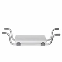 Κάθισμα Μπάνιου Inset bath bench ActionMed LW200AM