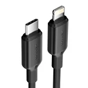Καλώδιο USB-C to Lightning 3A 480Mbps 1m Black