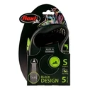 Λουρί/Οδηγός Σκύλου Flexi Black Design S - retractable leash - 5 m