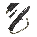 Μαχαίρι Mil-Tec Paracord folding knife with flintlock - Camo