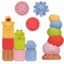 Παιχνίδι Στοίβαξης Tullo Sensory blocks – Montessori educational set, 18 pieces