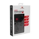 Πολύπριζο Maclean 4-socket cable + 3xUSB, 110-240V AC 50/60Hz, 2.1A max 2500W, 3m, Black, MCE393 B