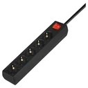Πολύπριζο Savio LZ-15 Schuko 5 Sockets, 5 m