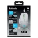 Ποντίκι Ασύρματο Defender STIX GM-009 RF White 3200dpi 7P