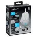 Ποντίκι Ασύρματο Defender STIX GM-009 RF White 3200dpi 7P