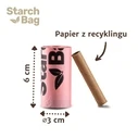 Σακούλες Περιττωμάτων Starch Bag BIO compostable poop bags lilac – 8x15 pcs