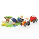 Τουβλάκια Marioinex Mini Waffle Farmer Building Blocks Tractors and a cool meadow, 110 pieces