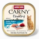 Υγρή Τροφή Γάτας Animonda Carny Country Chicken, Turkey + Trout 100 g
