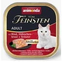 Υγρή Τροφή Γάτας Animonda Vom Feinsten Adult Beef, chicken breast and herbs 100g