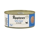 Υγρή Τροφή Γάτας Applaws Tuna fillet with crab in broth 70g