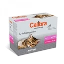 Υγρή Τροφή Γάτας Calibra Cat Premium Kitten Pouches multipack 12x100g