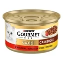 Υγρή Τροφή Γάτας GOURMET GOLD - Casserole beef and chicken 85g
