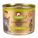Υγρή Τροφή Γάτας Granata Pet Symphonie No.6 Veal and poultry 200g