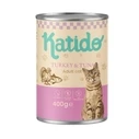 Υγρή Τροφή Γάτας Katido Turkey with tuna 400g