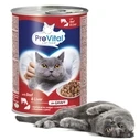 Υγρή Τροφή Γάτας Prevital Cat Food with beef and liver in sauce 415 g