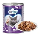 Υγρή Τροφή Γάτας Prevital Cat Food with lamb and turkey in jelly 415g