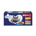 Υγρή Τροφή Γάτας Prevital Mega Box Veal, salmon, liver, chicken 40X100g