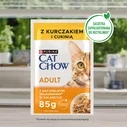 Υγρή Τροφή Γάτας Purina Cat Chow Chicken, Zucchini 10x85 g