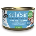 Υγρή Τροφή Γάτας Schesir in jelly Tuna with sea bass 85 g