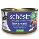 Υγρή Τροφή Γάτας Schesir Tuna with beef in jelly 85g