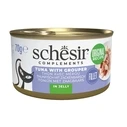 Υγρή Τροφή Γάτας Schesir Tuna with grouper in jelly 70g