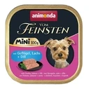 Υγρή Τροφή Σκύλων Animonda Vom Feinsten Adult Mini Poultry, salmon and dill 100g