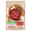 Υγρή Τροφή Σκύλων Purina One Mini/Small Active Beef 85g