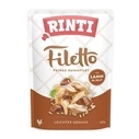 Υγρή Τροφή Σκύλων Rinti Filetto Chicken fillet with lamb 100g