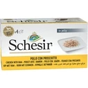 Υγρή Τροφή Σκύλων Schesir Chicken with ham in jelly 4 x 85g